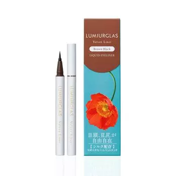 Lumia Glass Velvet Liner Eyeliner Liquid Waterproof (01.Brown Black)