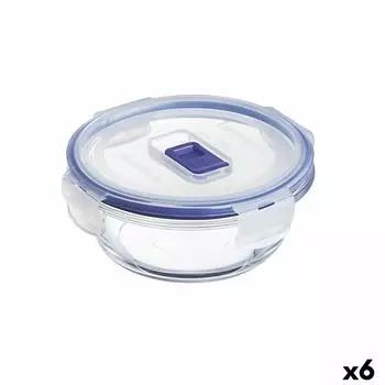 Luminarc Pure Box Active герметичный ланч-бокс 420 мл 12 x 5 см Двухцветное стекло (6 единиц)