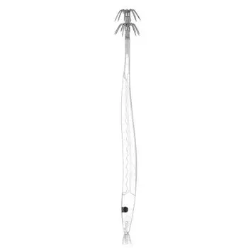 Luminous Cuttlefish Hook Octopus Hook Squid Bait Umbrella Hook Fishing Lure Artificial Bait transparent