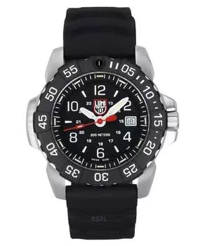 Luminox Navy Seal RSC каучуковый ремешок черный циферблат кварцевые дайверские часы XS.3251.CB 200M мужские