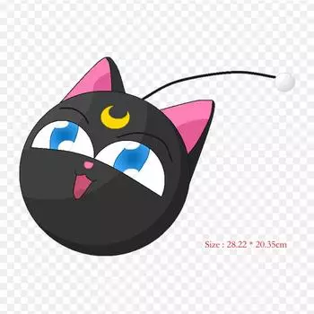 Luna P Sailor Moon Chibiusa термочувствительные нашивки для одежды, наклейки с аппликациями на одежду, термочувствительная нашивка на заказ