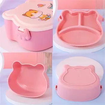 Lunch Box for Kids Double Layer With Compartments Bento Lunchbox School Child Leakproof Children s Food Snack Boxes New