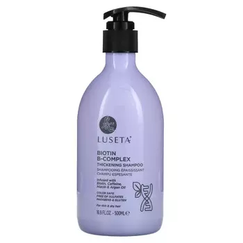 Luseta Beauty, Укрепляющий шампунь с биотином и комплексом витаминов группы B, для тонких, сухих волос, 16,9 жидких унций (500 мл)