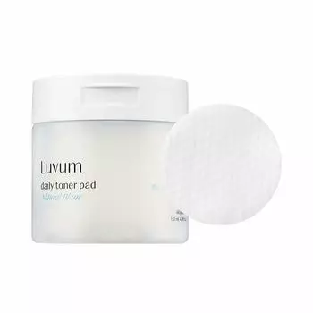 Luvum Natural Blanc Daily Toner Pad, 60 листов