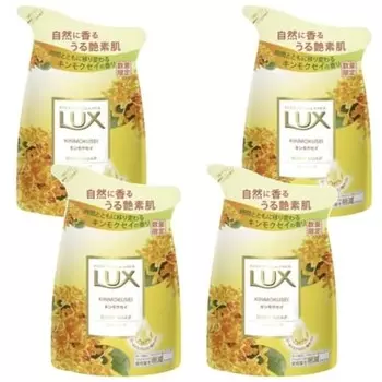 LUX Osmanthus Мыло для тела с османтусом, сменный блок, 300 г, набор из 4 шт.