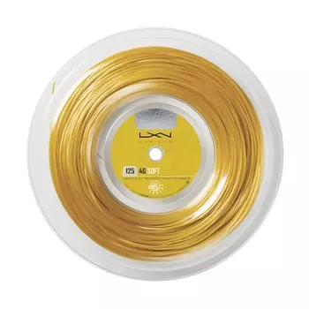 LUXILON Теннисная струна Gut 4G SOFT 125 Золотая WRZ990143 (Катушка 200м)