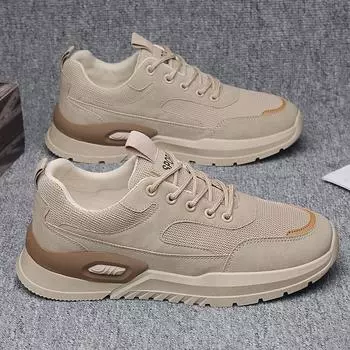Luxury 2024 New Men s Lightweight Mesh Casual Simple Student Running Shoes Outdoor Anti slip Casual Sports Shoes sneakers men 39 серый