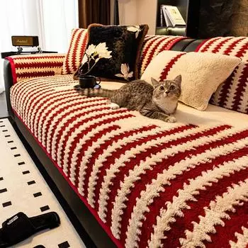 Luxury And Sophistication Extra Thick Plush Sofa Cover New Four Seasons Universal Anti Slip And Dustproof Sofa Cover Cloth 90x70