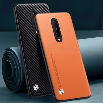 Luxury PU Leather Case For OnePlus 8 Back Cover Matte Silicone Shockproof Protection Phone Case For One Plus 8 OnePlus8 5G Coque For OnePlus 8 чёрный