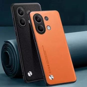 Luxury PU Leather Case For Xiaomi Redmi Note 13 4G Back Cover Matte Silicone Full Protection Phone Case For Redmi Note13 Coque Redmi Note 13 4G белый