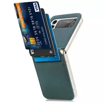 Luxury Wallet Leather Card Slot Holder Protection Cover For Samsung Galaxy Z Flip 4 3 5G Case Shockproof Phone Cases Coque Funda For Z Flip 4 5G 2022