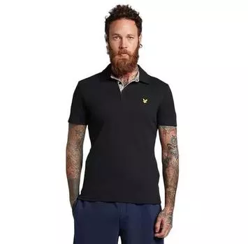 Lyle & Scott Contour Placket поло с короткими рукавами L