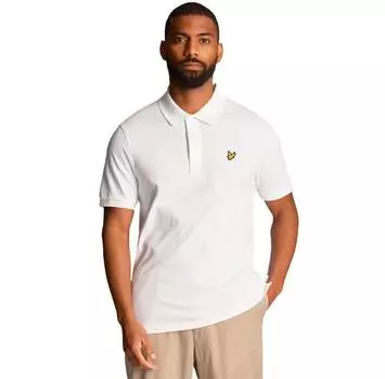Lyle & Scott Slub поло с короткими рукавами S