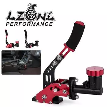 LZONE Racing Hydraulic Drift Handbrake Gear Lever With Oil Tank Hydro E-Brake Rally 0.75Bar 3/8-24 Parking Adjustable Brake красный
