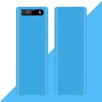 M10 Портативный внешний аккумулятор Micro USB Type-C Корпус 18650 Зарядное устройство Коробка розовый