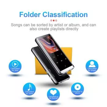 M13 Mp3 Bluetooth-совместимый плеер Mini Mp4 без потерь Hi-Fi Music Mp5 Mp6 с 3,5 мм 1,8-дюймовым TFT 4GB