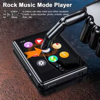 M17 Mp3/Mp4-плеер с Bluetooth-совместимым 2,4-дюймовым сенсорным экраном Музыкальный плеер Электронная книга 16 ГБ Портативный цифровой медиаплеер без потерь с FM 16GB