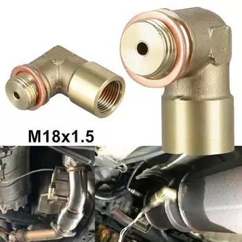M18 X 1.5 латунный фитинг универсальный соединительный комплект заглушек выхлопная система P0420 P0430 90 градусов O2 датчик кислорода проставка удлинитель инструменты