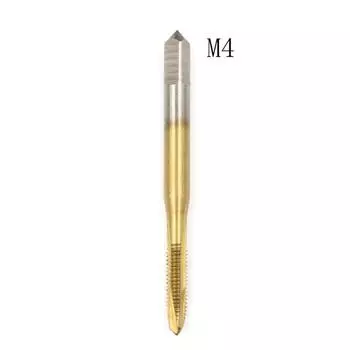 М2/М2.5/М3/М3.5/М4/М5/М6/М8 HSS Метчик метрический прямозубый резьбовой винтовой метчик черновой M4