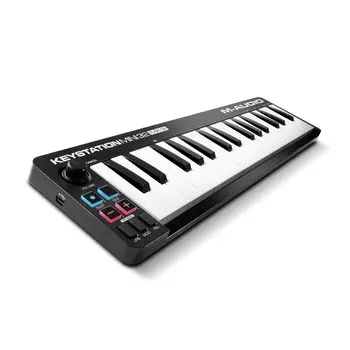 M-Audio Keystation Mini 32 MK3 — USB MIDI-клавиатура с 32 чувствительными к силе нажатия мини-клавишами и программным обеспечением для записи в комплекте