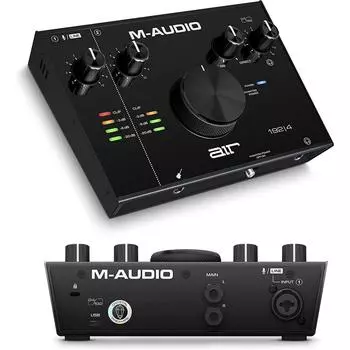 M-Audio USB USB-C Аудиоинтерфейс 2 Входа 2 Выхода Программное обеспечение для создания музыки В комплекте Воспроизведение Источник звука высокого разрешения Домашняя запись Низкий уровень шума DTM Mac