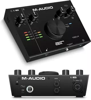 M-Audio USB USB-C Аудиоинтерфейс 2 Входа 2 Выхода Программное обеспечение для создания музыки В комплекте Воспроизведение Источник звука высокого разрешения Домашняя запись Низкий уровень шума DTM