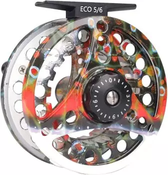M MAXIMUMCATCH Maxcatch ECO Trout Fly Reel Большая нахлыстовая катушка Arbor #1/2#3/4#5/6#7/8 (Форель ручьевая, 3/4 веса)