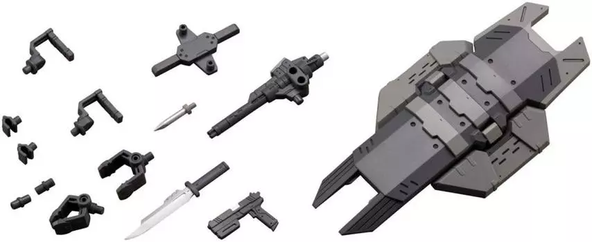 M.S.G Modeling Support Goods Weapon Unit 10 Multiple Shield Total Length Approx. 117mm Non-Scale Plastic Model