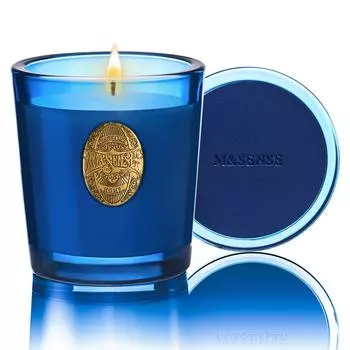 M&SENSE Natural Soy Wax, Sandalwood Jasmine Strong Scented Aromatherapy Candle Gift - 260g | 50 Hours Burn Time | Home Dcor