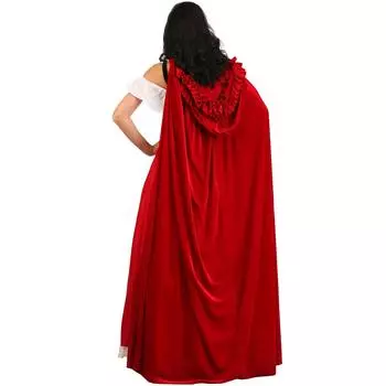 M-XL Хэллоуин плащ Красная Шапочка костюм, бабушка волчица Плащ Красная Шапочка сценический костюм праздничный костюм M красный