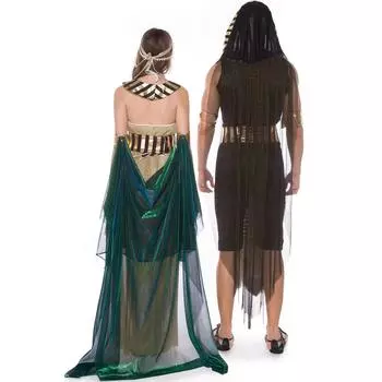 M-XL Костюм Греческой музы и принца, парный костюм на День мертвых, костюм на Хеллоуин M
