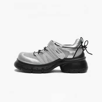 Ma Speedism summer new fashion versatile single shoes mesh breathable casual shoes heightening platform shoes women 35