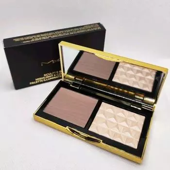 MAC Sculpt & Glow Duo Палетка хайлайтера и контура 7 г