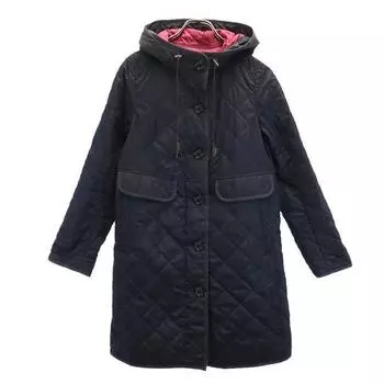 MACKINTOSH PHILOSOPHY Quilted coat 36 Navy system Sanyo Shokai Women Used