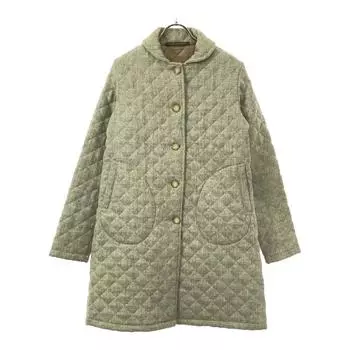 MACKINTOSH SCOTLAND British wool Quilted coat 34 Beige Women Used