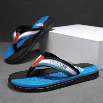 MAEDEF Flip Flops for Men Beach Sandals Summer Shoes Men Slides Lightweight Flats Sandals Comfortable Beach Slippers Man Shoes 39