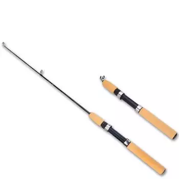 MAEXUS Fishing 75 см удочка для ловли компактной рыбы с отверстием, выдвижная, примерно когда легко ловить мини-приманку на льду, подходит для зимней рыбалки