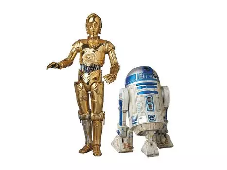 MAFEX MAFEX окрашенная фигурка C-3PO(TM) и R2-D2(TM) ЗВЕЗДНЫЕ ВОЙНЫ Немасштабный ABS&ATBC-ПВХ
