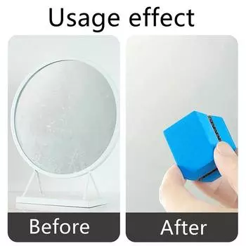 Magic Clean Mirror Наждачная губка для чистки зеркал в ванной комнате Очиститель для кухонных принадлежностей Автомобильный скребок для стекол Очиститель для оконных стекол