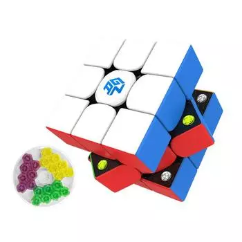 Magic Cube GAN 356M Гладкая игрушка-головоломка с магнитным кубиком 3х3 Lightweight
