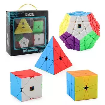 Magic Domain Charm Dragon 2345Th Order Rubik S Cube Комбинированный набор Однотонный кубик Рубика 2345Th Order Rubik S Cube Подарочная коробка Детские развивающие игрушки
