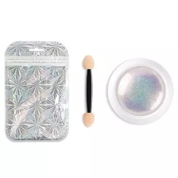 Magic Mirror Neon Effect Powder Shiny Pearl Nail Glitter Nail Art Decorations