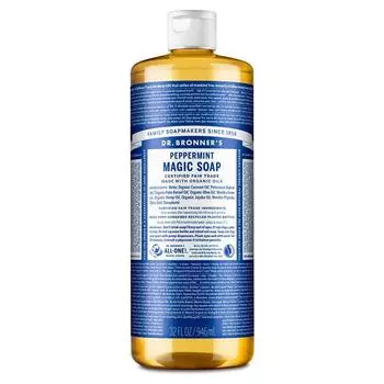 Magic Soap PE 946 мл Органическое мыло Dr.. Броннерс (мятный) чистый