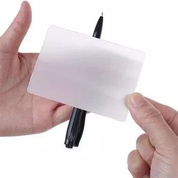 Magic Tricks Lubors Lens Twisted Pen Perspective Card Magic Magician Toys 1set