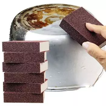 Magics Sponge Eraser щетка для удаления накипи наждачная щетка для очистки карбид кремния щетка для удаления накипи кухонные принадлежности