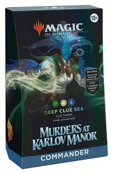 магия: The Gathering Karlov Manor Murders Commander Deck Clues Английская версия MTG Коллекционная карта Wizards of the Coast MKM D30270000