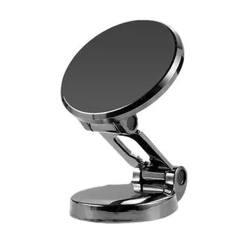 Magnet GPS Support Universal Car Instrument Desk Support Adjustable Angle Car Dashboard Phone Mount Auto Interior Accessories серебряный
