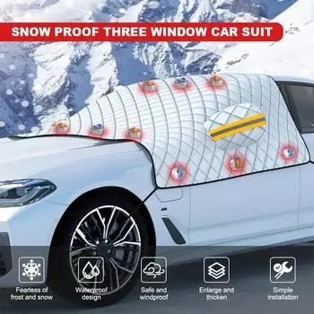 Magnetic Car Snow Ice Protector Anti Snow Frost Ice Cover Visor Front Rear Windshield Block Cover Visor Car Exterior Accessories