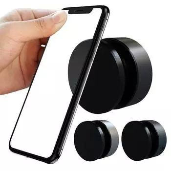 Magnetic Car Vacuum Adsorption Bracket USB Charging for Gym Bath Shower Mirror чёрный