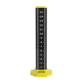 Magnetic Equal Height Ruler Graduated Scale Floor Tile Ruler Gradienter Tool DIY Projects